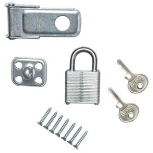 Stanley Hardware 399725 Zinc Plate Combination Padlock And Hasp