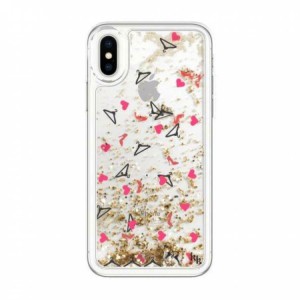 Incipio KKIPH-006-HHHGS Kendall + Kylie Glitter Case IPhone X Gold/Silver/Red