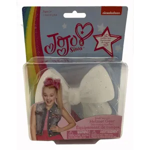 Nickelodeon Jojo Siwa 3d Helmet Gear Bow Accessory Bicycle Helmet White