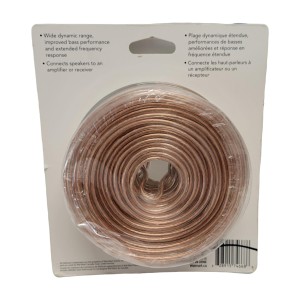 Onn Speaker Wire - 75 Feet Or 22.9m Audio Accessories Onn Speaker Wire - 75 Feet Or 22.9m Audio Accessories