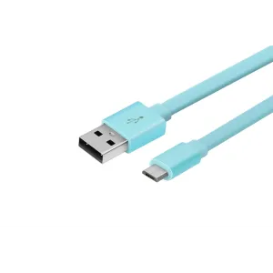 Blackweb 6 Ft Sync & Charge Micro-usb Cable - Teal