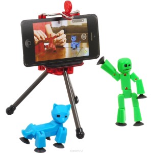 Stikbot Studio Pets & Action Packs - Blue Stikpet Green Stikbot, 2017 Release