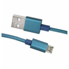 BLACKWEB 5FT Flexible Metal Sync Charge Cable With Micro USB Connector