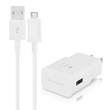 Samsung Adaptive Fast Charge Travel Charger - Usb To Micro-usb Cable (4ft) White