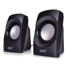 Onn 2.0 Usb Powered Pc Speakers -3.5mm Audio Input -high Fidelity Sound Quality