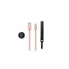 Blackweb Micro Usb Sync And Charge  6ft, Pink Cable With Cable Management