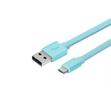 Blackweb BWA17WI010 6ft Micro USB Sync And Charge Cable Teal