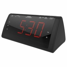 ONN ONA18AA004C Dual Alarm Clock FM Radio With USB Charging