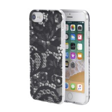 Kendall + Kylie KKIPH-007-BLK Lace Printed Case For IPhone 8/7/6s/6, Blk