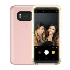 Incipio Wm-sa-893-ros Samsung Galaxy S8+ Lux Brite Light-up Selfie Case - Rose 