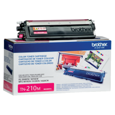 Brother Genuine Standard Yield Magenta Toner Cartridge, Tn210m Page Yield Up To
