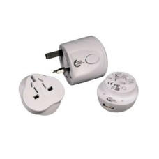 Swiss Travel Products S0043 SW WHT Universal Power Plug Adapter