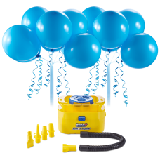  Zuru BunchO Balloons Party Balloon Electric Air Pump Starter 16 Pack Blue