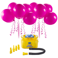Zuru Buncho Balloons Party Balloon Electric Air Pump Starter Pack,16  Pack Pink