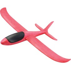 Playday Foam Airplane Glider 18 Inch Wings Flexible Lightweight & Durable Red 3+