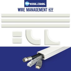 Wire Trak Wire Management Kit - Paintable Peel And Stick Your Way