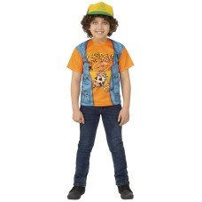  Stramger Things Dustin's Roast Beef T-shirt Child  Halloween Costume Large 10-2