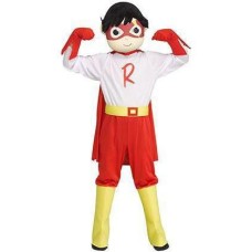Fun World Kids Ryans World Red Titan Toddler Boys Halloween Costume Size 3t-4t