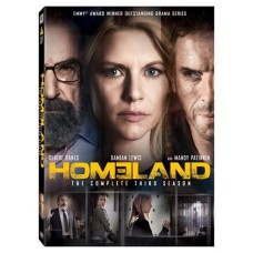 Homeland: The Complete Third Season 3 Dvd Set With Slipcover - Claire Danes