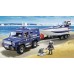 Playmobil City Action Police Truck With Speedboat 5187 90 Pieces