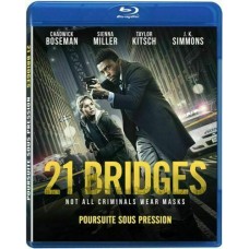 21 Bridges (blu Ray) With Slipcover Action Chadwick Boseman Sienna Miller Jk