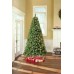 Holiday Time 7.5 Feet Kennedy Quick Set Fir With Led Color Changing Lights Green