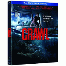 Crawl (blu-ray/dvd, 2019, 2-disc Set) With Slipcover Horror Crocodile Alligator