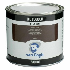 Van Gogh Oil Color 500ml Can Burnt Umber 409