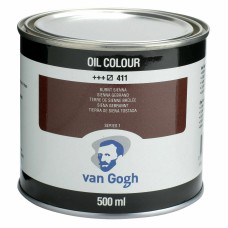 Van Gogh Oil Color 500ml Can Burnt Sienna 411