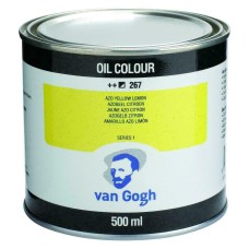 Van Gogh Oil Color 500ml Can Azo Yellow Lemon 267