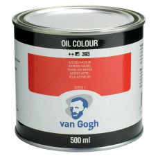 Van Gogh Oil Color 500ml Can Azo Red Medium 393