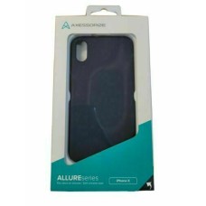 ALLUREseries For IPhone X And XS Case Soft Silicone Case Dark Blue Navi