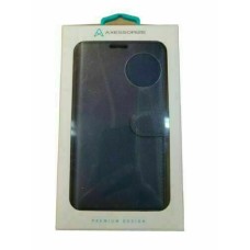 Premium Design For IPhone X And XS Case Soft Folio Wallet Case Navi Blue