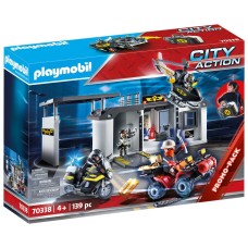 Playmobil City Action - Take Along Tactical Unit Headquarters 70338