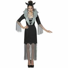 Halloween Woman's Adult Vampire Dress With Bat Headband Large(12-14)