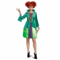 Disney's Hocus Pocus Adult Deluxe Wini Sanderson Halloween Costume Small (4-6)