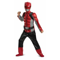 Red Ranger Beast Morphers Classic Muscle Child Costume Large (10-12)