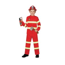 Firefighter Hero Halloween Costume Boys Large(10-12) Partyholic