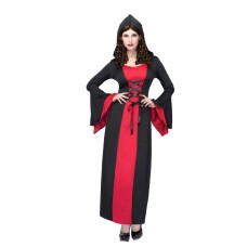 Halloween Adult Puritan Witch Cosplay Dress Costume Women Large(12-14)