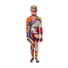 Halloween Boys' Zombie Clown Jaw Dropper Morphsuit Costume Xl Multi Extra Large