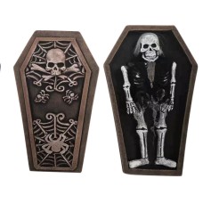  Way To Celebrate Halloween Coffin Decor, 21 In Zombie Coffin Set 3 Pieces