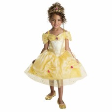 Princess Beauty Short Gown Halloween Costume W/crown Toddler Girls 2t No Tag