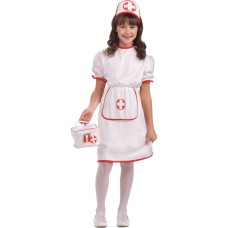 Child Nurse Costume Rubies Nurse Child Halloween Girls Doctor Size Small S 4-6