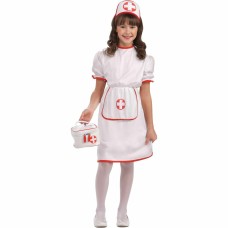 Child Nurse Costume Rubies Nurse Child Halloween Girls Doctor Size Medium M 8-10
