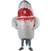 Morphcostumes Child Unisex Giant Shark Inflatable Costume One Size Fits All