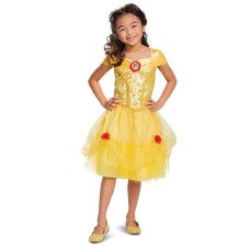 Princess Belle Halloween Costume Girls Child Disney Gold Size Medium M 8-10