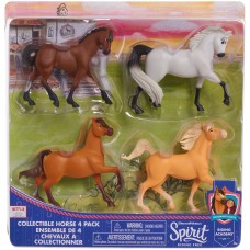 Spirit Palomino Bluffs Horse Figures 4pk Spirit, Tiger Lilly, Dustie & Sugar