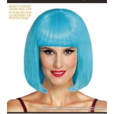 Halloween Blue Wig Adult Ages + 14 One Size Way To Celebrate 