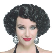 Fancy Wig 20's Adult One Size Halloween Black Way To Celebrate Ages +14