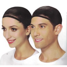 One  Wig Cap Net Nylon Stretchy Mesh Brown Adult One Size 14+ Yrs Halloween